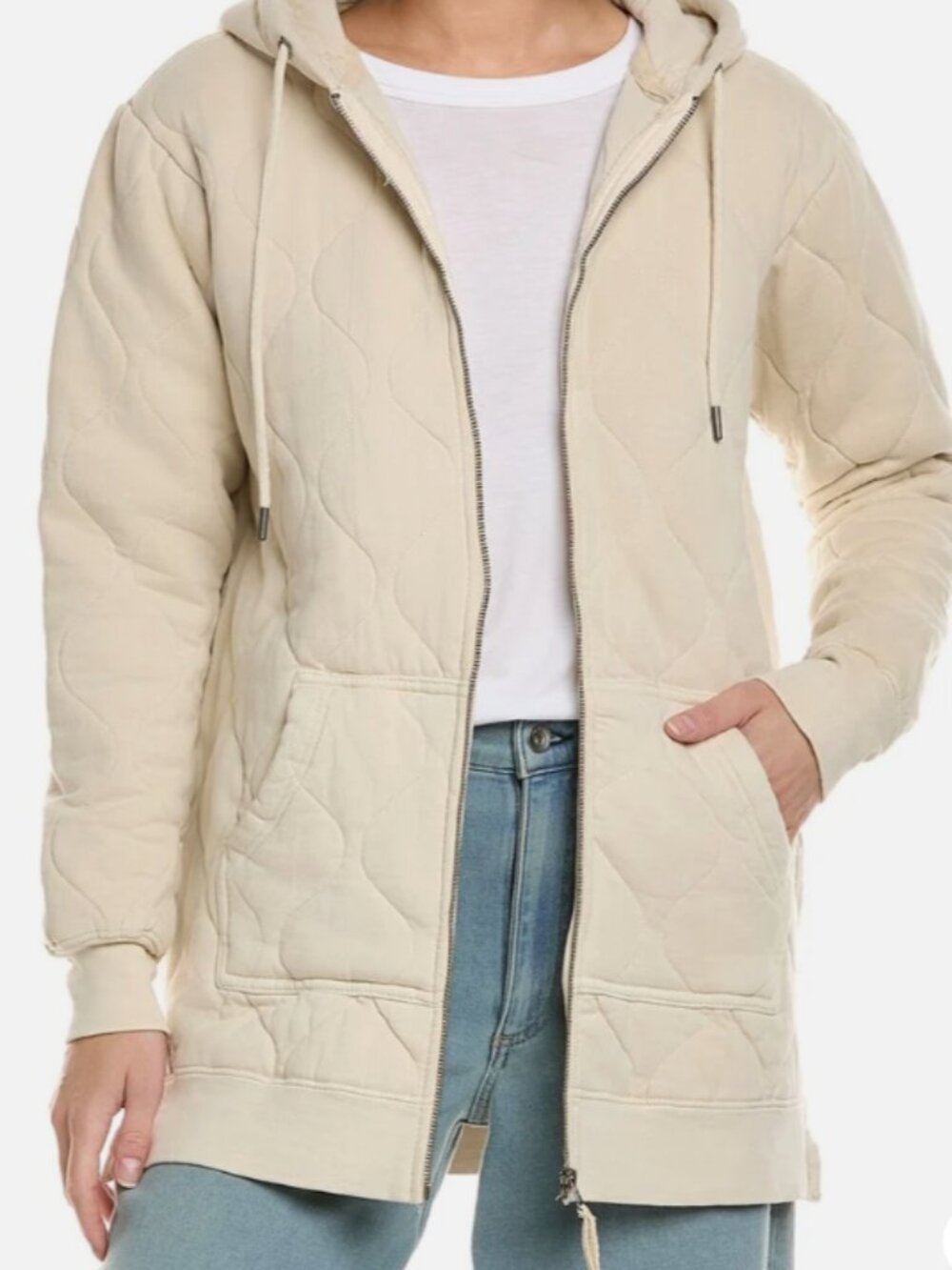 Horizon Garment-Dyed Onion Quilted French Terry Jacket